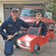 Illustration for article titled Dad Wins Car-Halloween With This Fantastic BMW Costume For His Kid